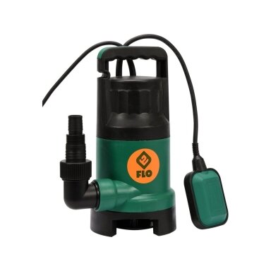 Drenažinis siurblys nešvariam vandeniui 1100W (su plūde) 230V
