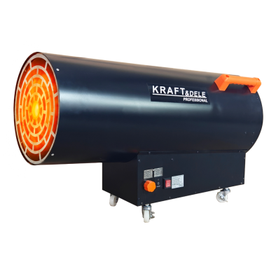 Dujinis šildytuvas su termostatu ir reduktoriumi 100kW Kraft&Dele, KD11707