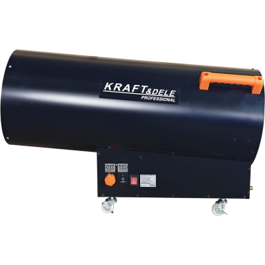 Dujinis šildytuvas su termostatu ir reduktoriumi 100kW Kraft&Dele, KD11707