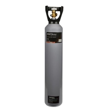 Dujų balionas CO2 dujoms (tuščias) 8L KD1830 Dujų balionas CO2 dujoms (tuščias) 8L KD1830