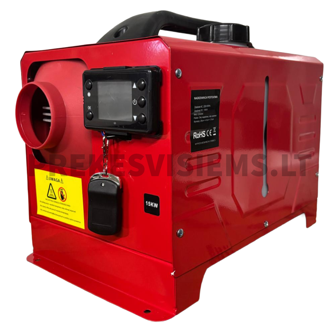 Dyzelinis autonominis šildytuvas 15kW MEISTER TOOLS, MS-2432 Dyzelinis autonominis šildytuvas 15kW MEISTER TOOLS, MS-2432