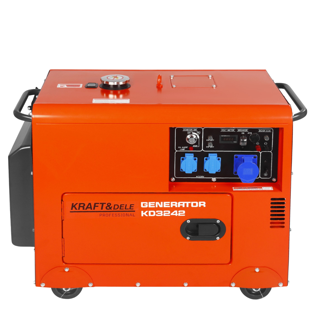 Dyzelinis elektros generatorius 7kW Kraft&Dele, KD3242 1