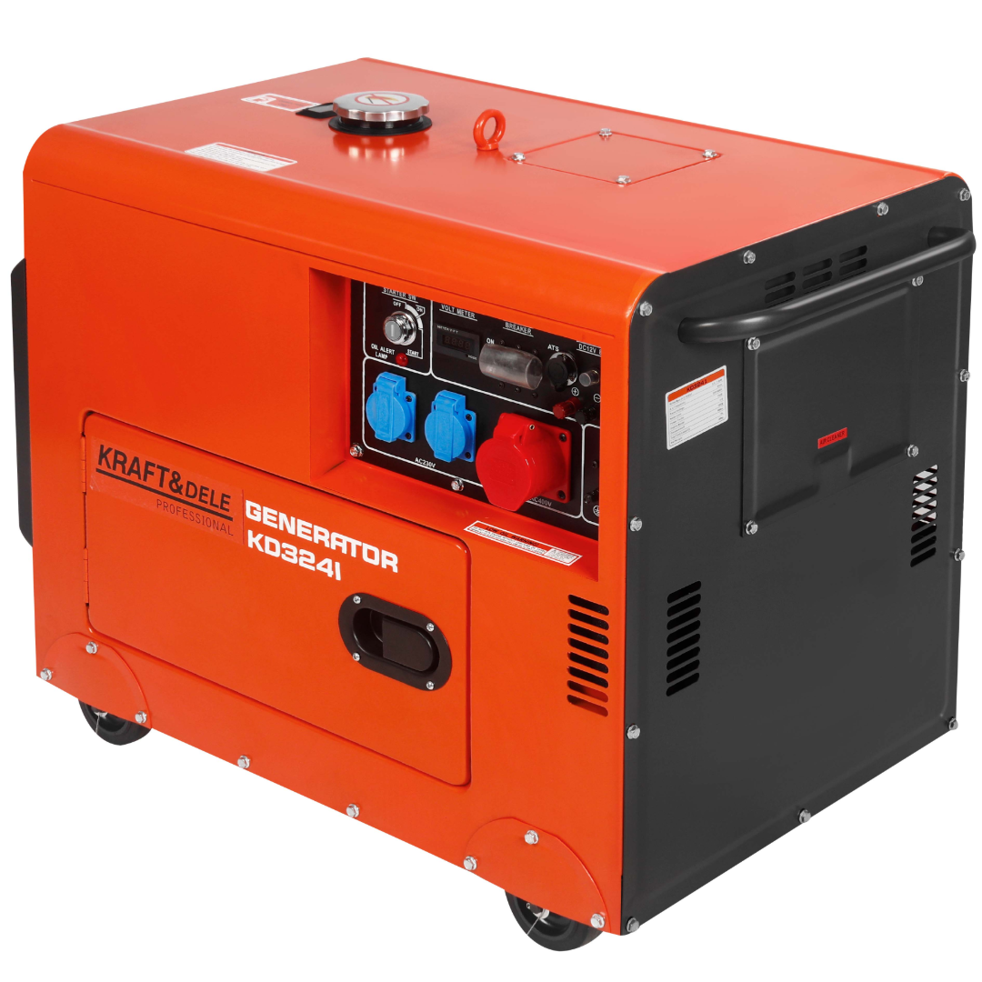 Dyzelinis trifazis elektros generatorius 7kW Kraft&Dele, KD3241 2 Dyzelinis trifazis elektros generatorius 7kW Kraft&Dele, KD3241 2