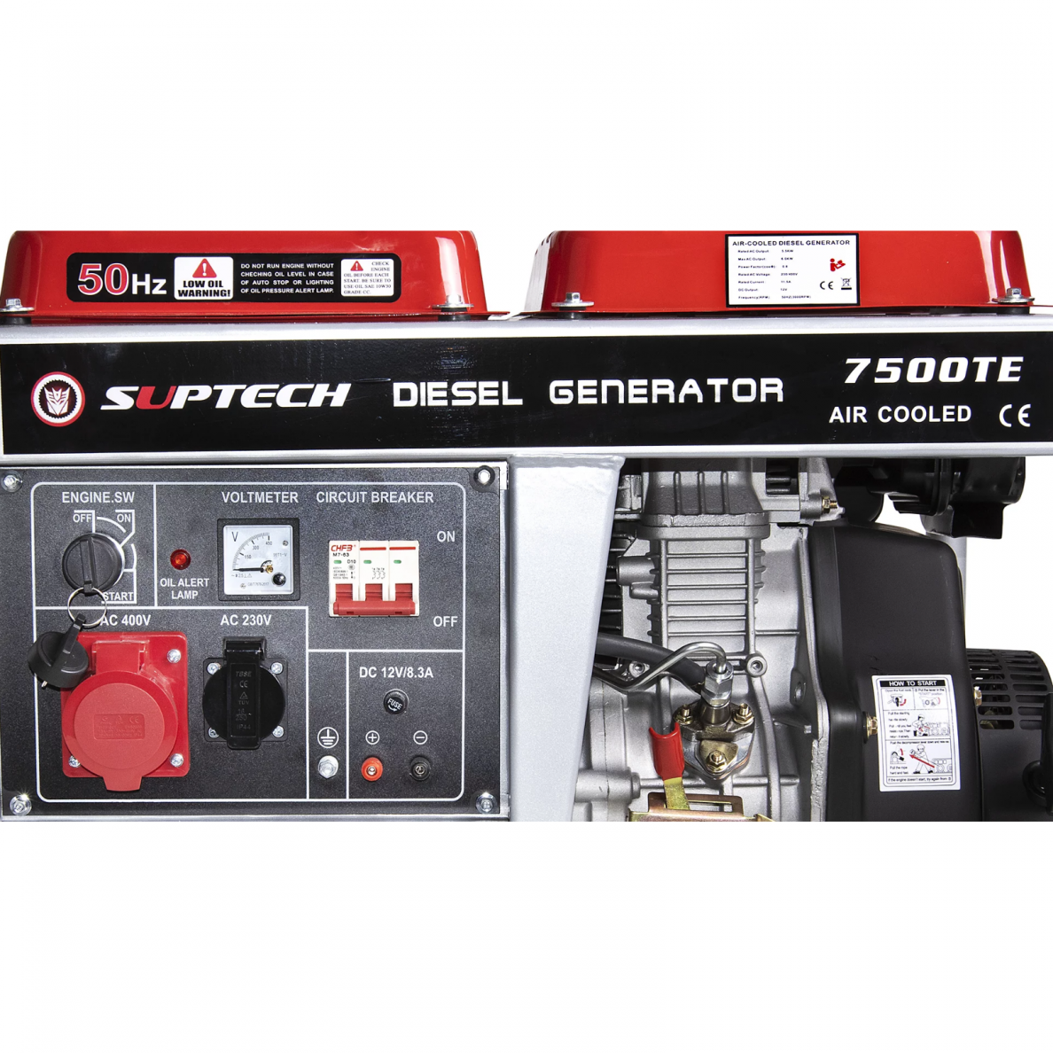 Dyzelinis generatorius SUPTECH 7500TE (trifazis) 1