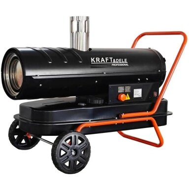Dyzelinis šildytuvas Kraft&Dele 30kW su kaminu, KD11715 Dyzelinis šildytuvas Kraft&Dele 30kW su kaminu, KD11715