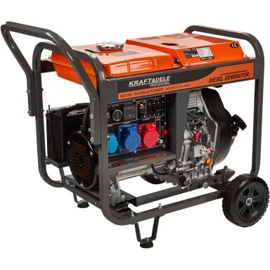 Dyzelinis trifazis elektros generatorius 8KW KRAFT&DELE, KD126