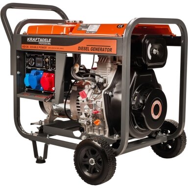 Dyzelinis trifazis elektros generatorius 8KW KRAFT&DELE, KD126