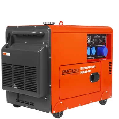 Dyzelinis elektros generatorius 7kW Kraft&Dele, KD3242 2 Dyzelinis elektros generatorius 7kW Kraft&Dele, KD3242 2