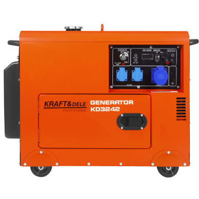 Dyzelinis elektros generatorius 7kW Kraft&Dele, KD3242