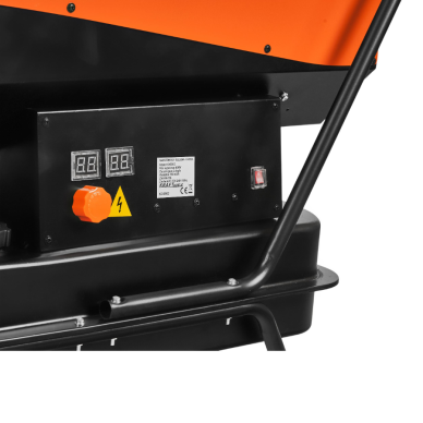 Dyzelinis oro šildytuvas 40kW su kaminu Kraft&Dele, KD5962 9 Dyzelinis oro šildytuvas 40kW su kaminu Kraft&Dele, KD5962 9