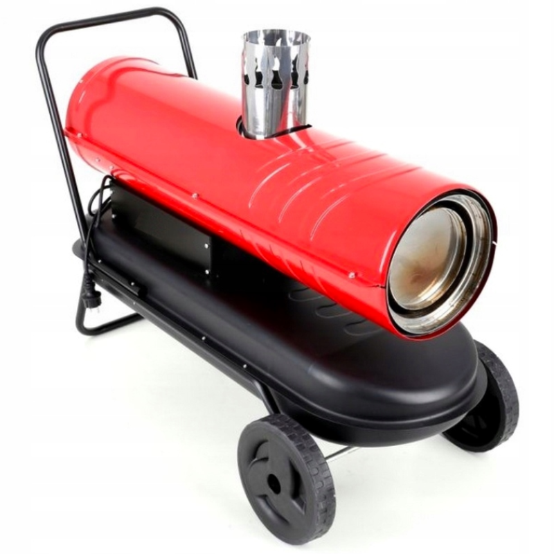 Dyzelinis šildytuvas su kaminu Bull Tech 45kW 2 Dyzelinis šildytuvas su kaminu Bull Tech 45kW 2