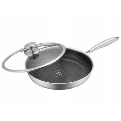 Edenberg keptuvė su dangčiu 28cm, EB-7646 Edenberg keptuvė su dangčiu 28cm, EB-7646