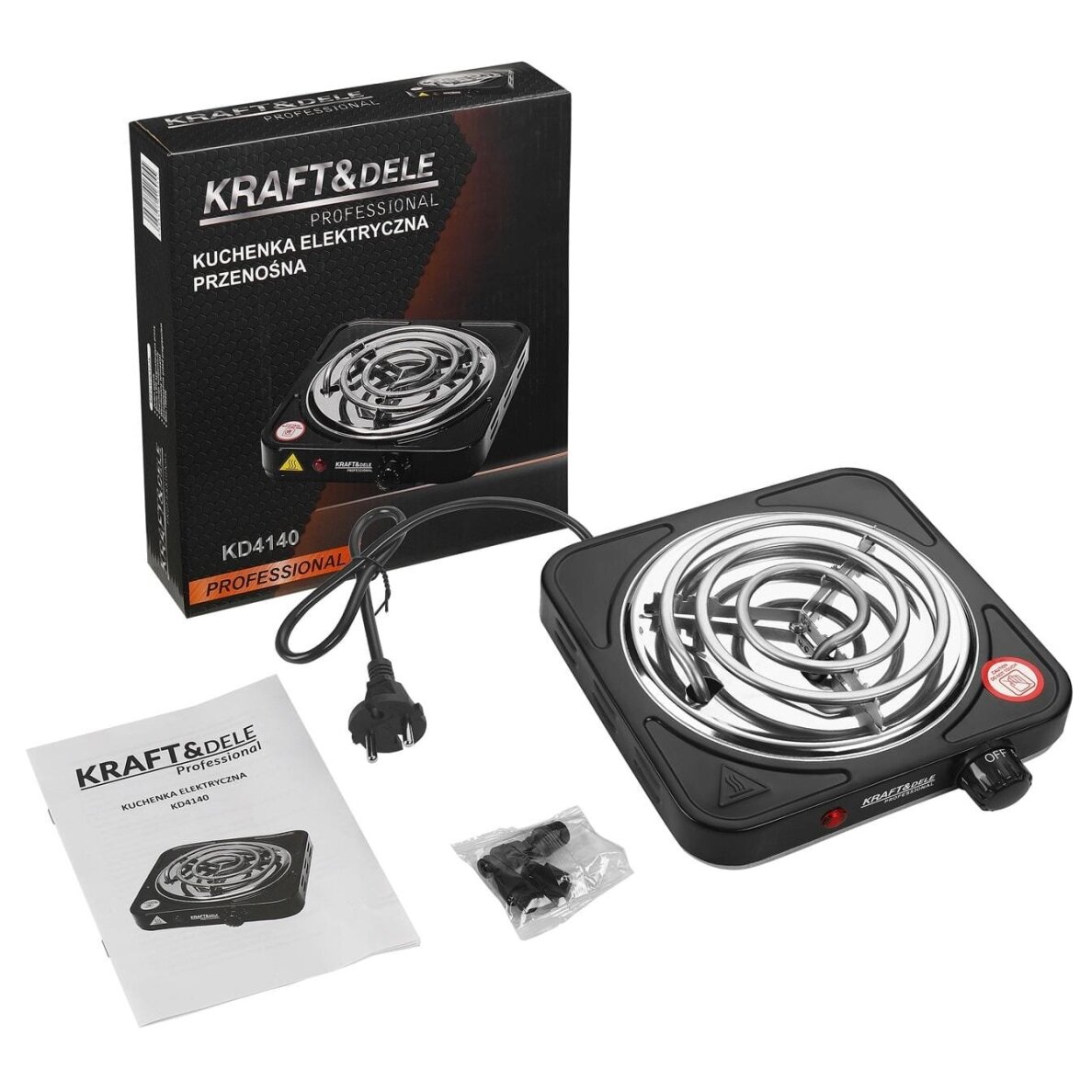 ELEKTRINĖ VIRYKLĖ 1500 W KD4140 ELEKTRINĖ VIRYKLĖ 1500 W KD4140