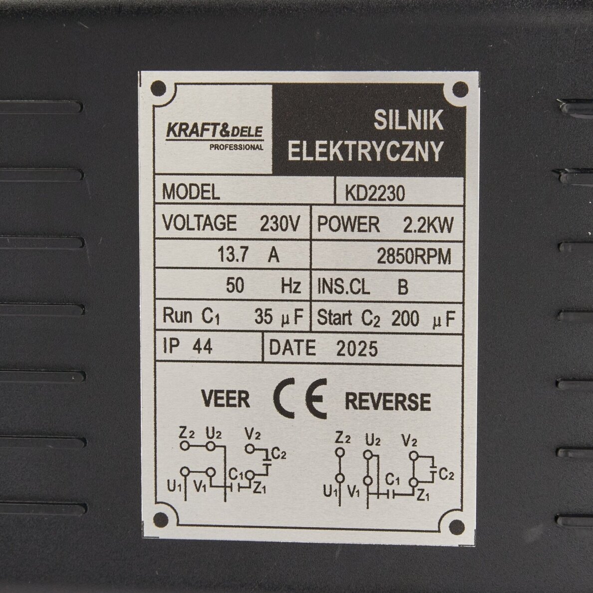 Elektrinis Variklis 2.2 kW 230V KRAFT&DELE KD2230 9