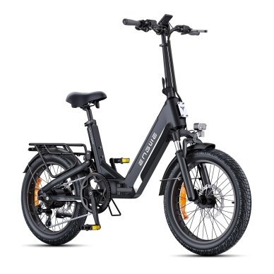 Elektrinis dviratis Engwe L20 3.0 Boost 20" // 7G, sulankstomas (juoda) 1