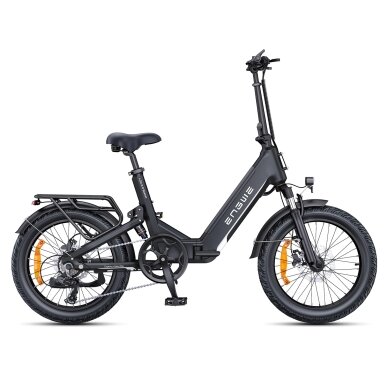 Elektrinis dviratis Engwe L20 3.0 Boost 20" // 7G, sulankstomas (juoda)