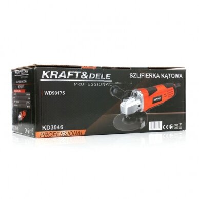 Elektrinis kampinis šlifuoklis - bulgarkė 1500W KD3046 8 Elektrinis kampinis šlifuoklis - bulgarkė 1500W KD3046 8