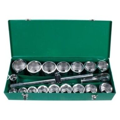 Galvučių rinkinys 1" (22vnt) (6-kamp)(36-85mm) Galvučių rinkinys 1" (22vnt) (6-kamp)(36-85mm)