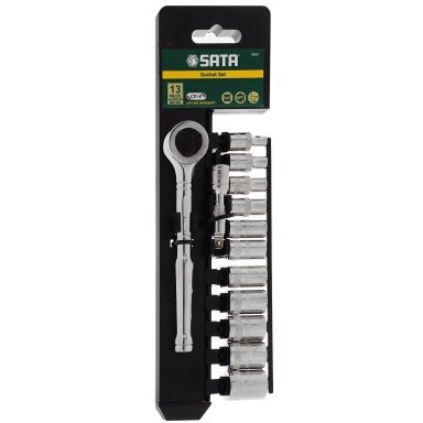 Galvučių rinkinys 1/4" (13vnt) Galvučių rinkinys 1/4" (13vnt)
