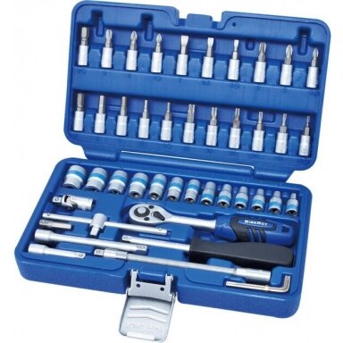 Galvučių rinkinys 1/4" (46vnt) (12-kamp) Galvučių rinkinys 1/4" (46vnt) (12-kamp)