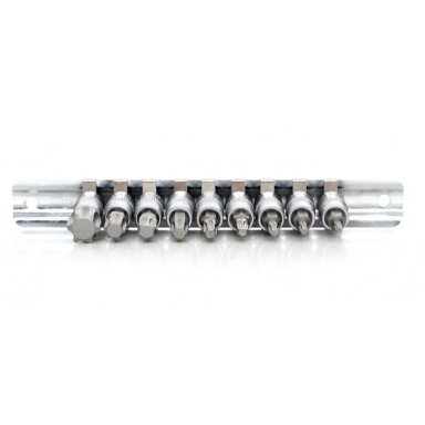 Galvučių su antgaliu rinkinys 1/4" (torx)(9vnt) Galvučių su antgaliu rinkinys 1/4" (torx)(9vnt)
