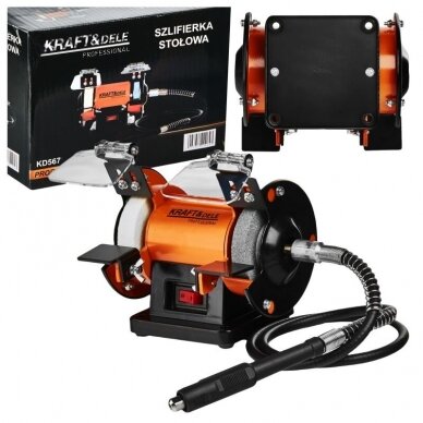 Galandinimo staklės-Šmirgelis 75x13mm 75x17MM/250W (KD567) 7 Galandinimo staklės-Šmirgelis 75x13mm 75x17MM/250W (KD567) 7