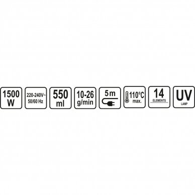 Garų šluota / garinis valytuvas 1500W su UV lempa 11 Garų šluota / garinis valytuvas 1500W su UV lempa 11