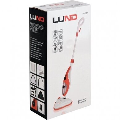 Garų šluota / garinis valytuvas 1500W su UV lempa 12 Garų šluota / garinis valytuvas 1500W su UV lempa 12