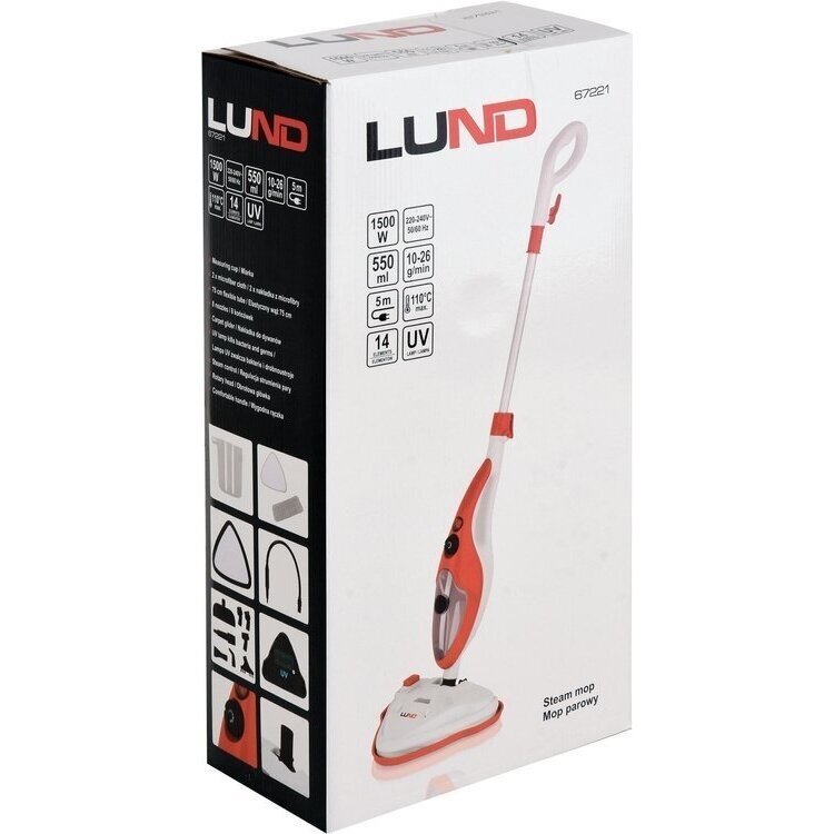 Garų šluota / garinis valytuvas 1500W su UV lempa 12 Garų šluota / garinis valytuvas 1500W su UV lempa 12