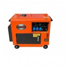 Dyzelinis vienfazis elektros generatorius KRAFT&DELE  7000W 12/230V (KD123)