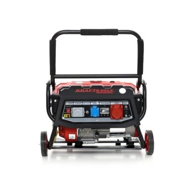 Benzininis trifazis elektros generatorius 3000W KRAFT&DELE, KD139