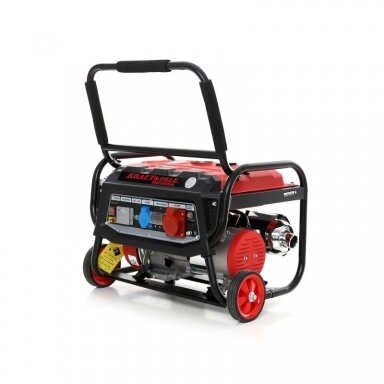 Benzininis trifazis elektros generatorius 3000W KRAFT&DELE, KD139