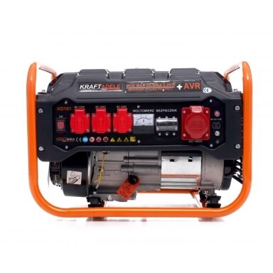 Benzininis trifazis elektros generatorius 3500W KRAFT&DELE, KD161