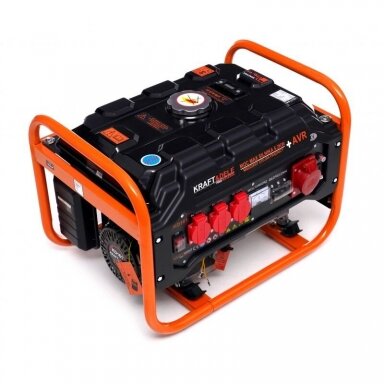 Benzininis trifazis elektros generatorius 3500W KRAFT&DELE, KD161