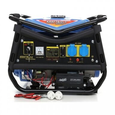 Benzininis vienfazis elektros generatorius 3000W KRAFT&DELE, KD143