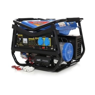 Benzininis vienfazis elektros generatorius 3000W KRAFT&DELE, KD143