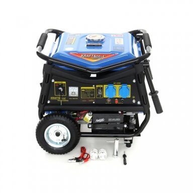 Benzininis vienfazis elektros generatorius 3000W KRAFT&DELE, KD144