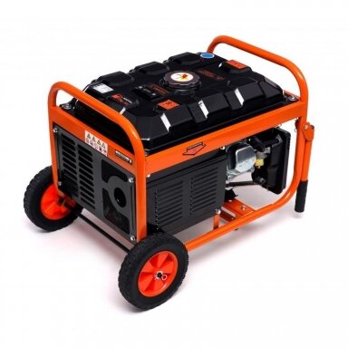 Benzininis vienfazis elektros generatorius 3500W KRAFT&DELE, KD162