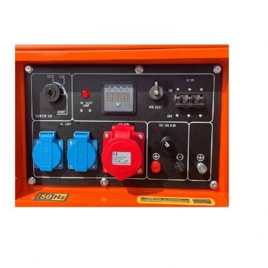 Dyzelinis trifazis elektros generatorius  KD121 7000W 12/230/400V 2