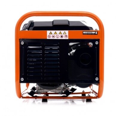Benzininis vienfazis elektros generatorius KRAFT&DELE 3500W 12 / 230V / 7AG KD160 3