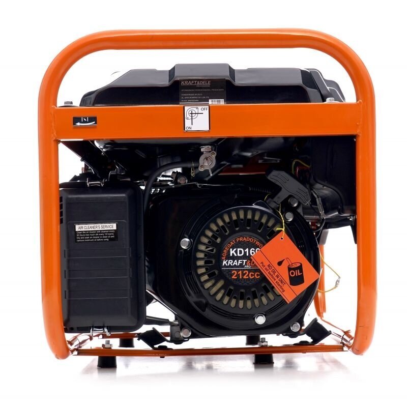 Benzininis vienfazis elektros generatorius KRAFT&DELE 3500W 12 / 230V / 7AG KD160 7