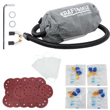 Gipso glaisto šlifuoklis su LED apšvietimu 1800W, KD3132 4