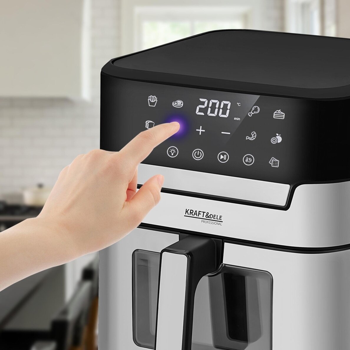 Gruzdintuvė 8L AirFryer KD4109 10