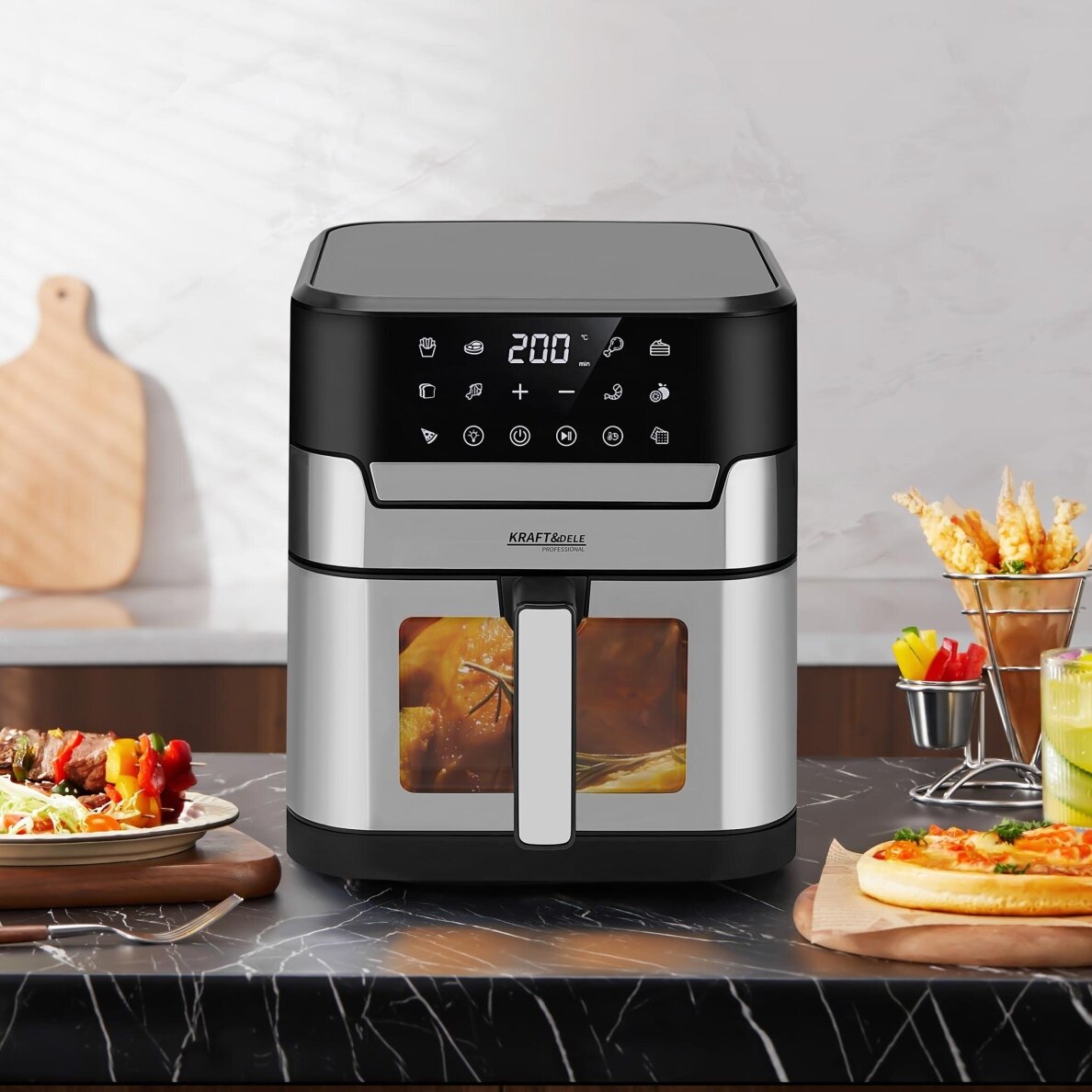 Gruzdintuvė 8L AirFryer KD4109 8 Gruzdintuvė 8L AirFryer KD4109 8
