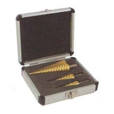 Grąžtų pakopinių rinkinys 3vnt. (4-32mm)