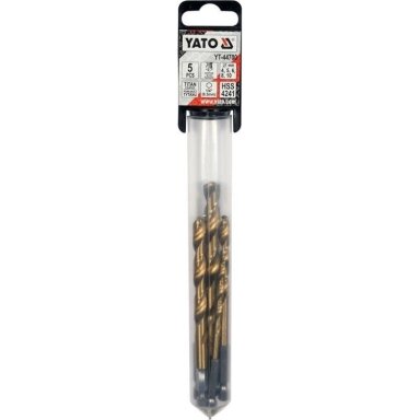 Grąžtų rinkinys HSS 1/4" (5vnt)(titano) 4.0-10.0mm Grąžtų rinkinys HSS 1/4" (5vnt)(titano) 4.0-10.0mm