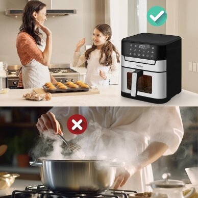 Gruzdintuvė 8L AirFryer KD4109 16