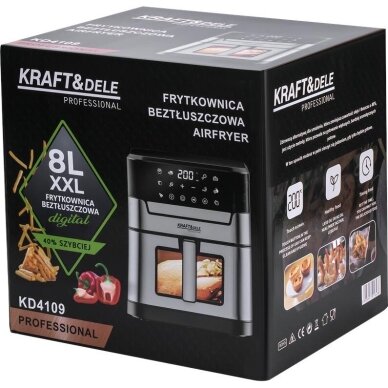 Gruzdintuvė 8L AirFryer KD4109 15
