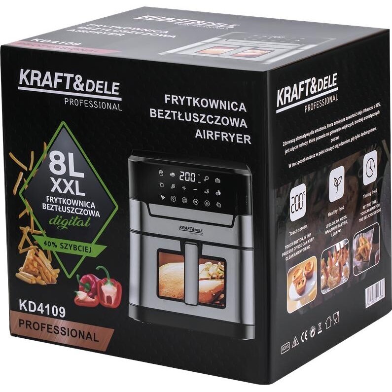 Gruzdintuvė 8L AirFryer KD4109 15