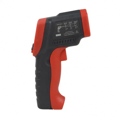 Infraraudonųjų spindulių termometras skaitmeninis / pirometras 550°C 1 Infraraudonųjų spindulių termometras skaitmeninis / pirometras 550°C 1